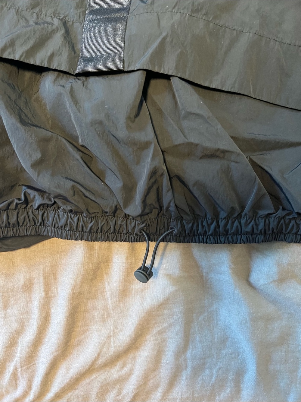Athleta Black Cropped Bomber Jacket - Picture 5 of 8